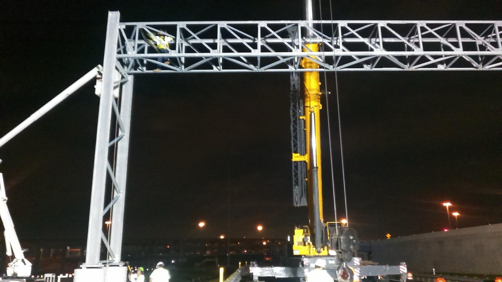 Road Sign Assemblies Installation